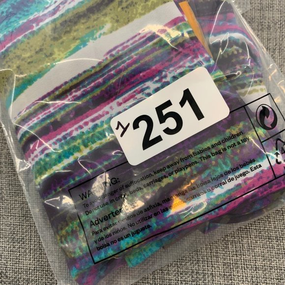 Ruby Rd Multicolor Stripes Blouse Lightweight Petite Small 100% Polyester Round - Picture 9 of 9